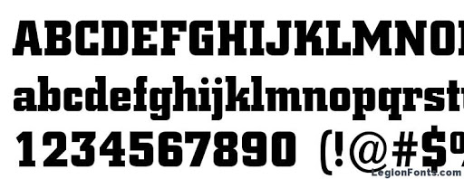 Example font Bould #1