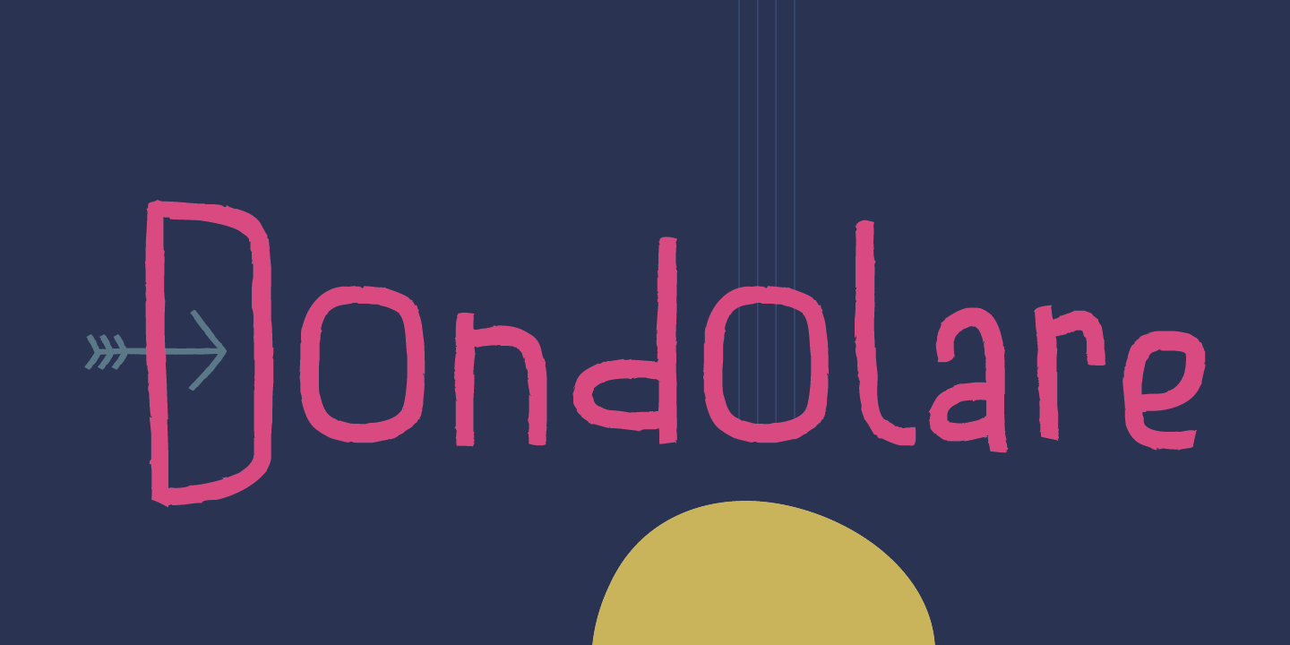 Example font Dondolare #1