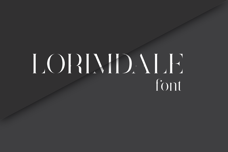 Example font Lorimdale #1