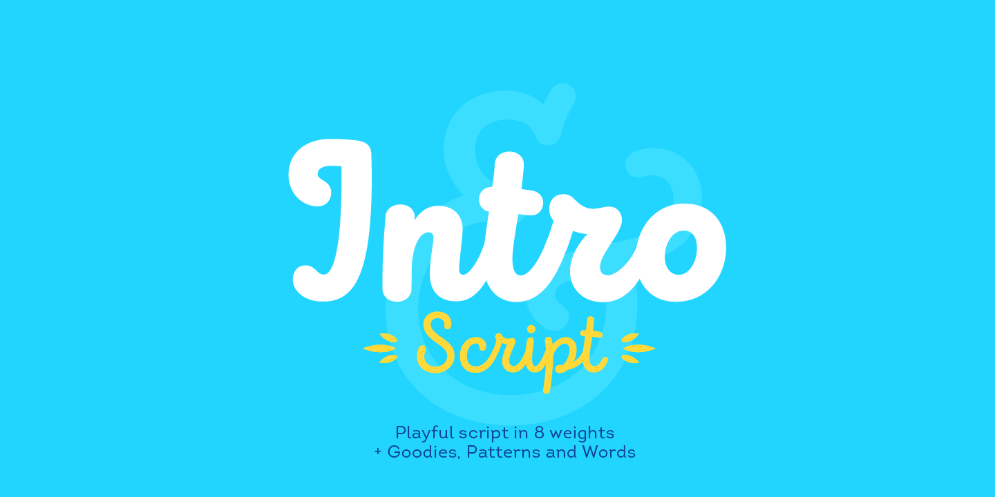Intro Script Font