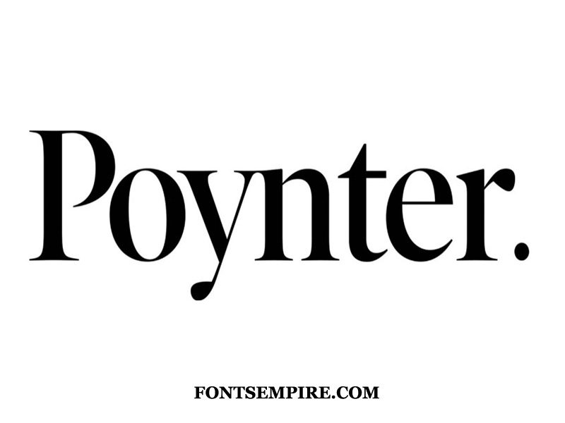 Example font Poynter #1
