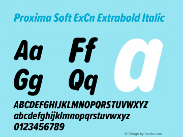 Proxima Soft ExCn Font