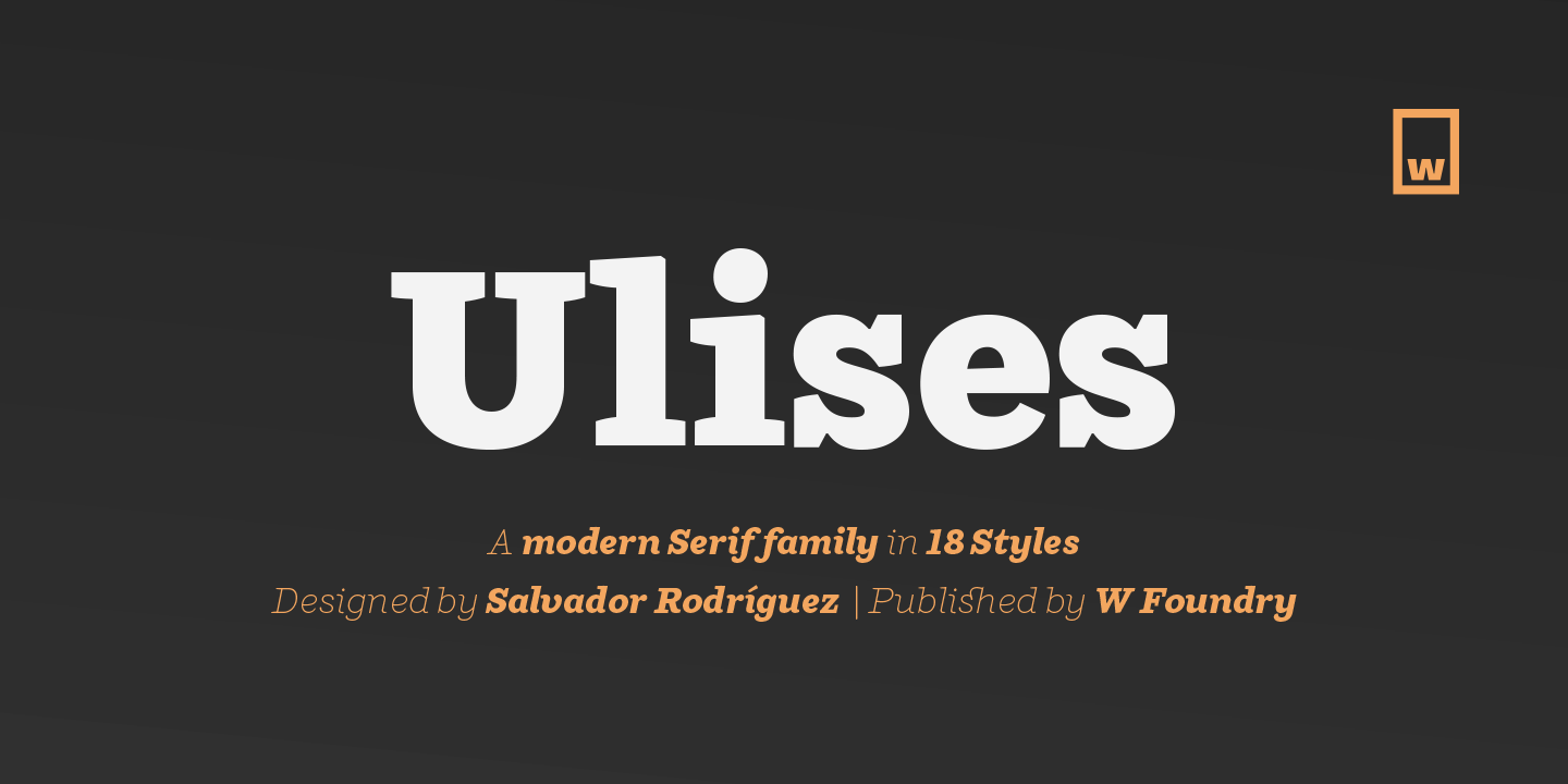 Example font Ulises #1