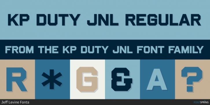 KP Duty JNL Font