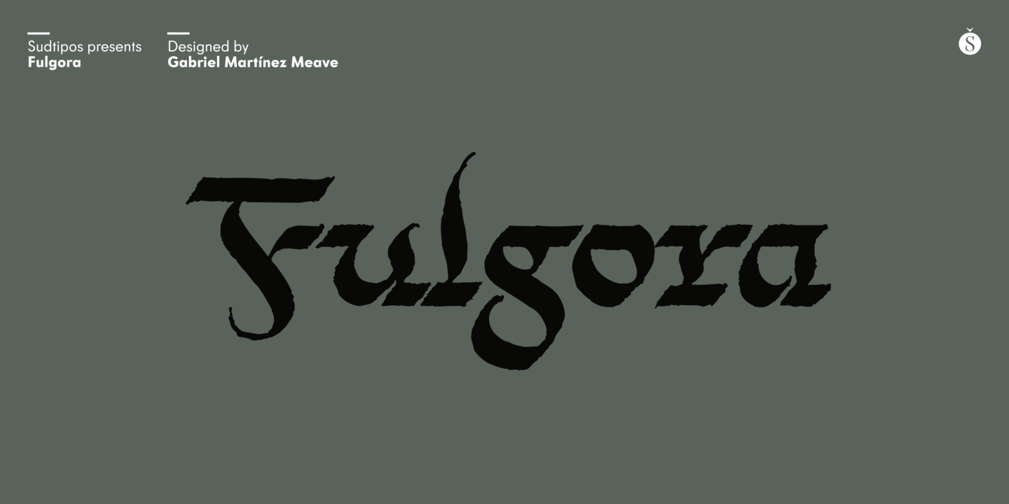 Example font Fulgora #1