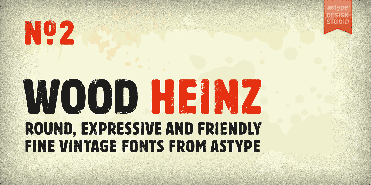 Wood Heinz No.2 Font