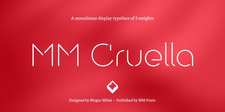 Example font MM Cruella #1