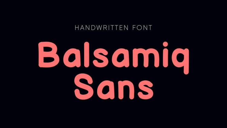 Example font Balsamiq Sans #1