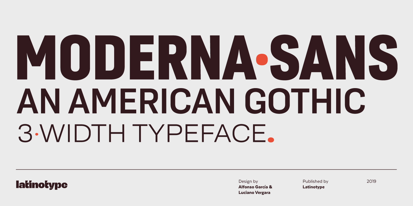 Moderna Sans Font