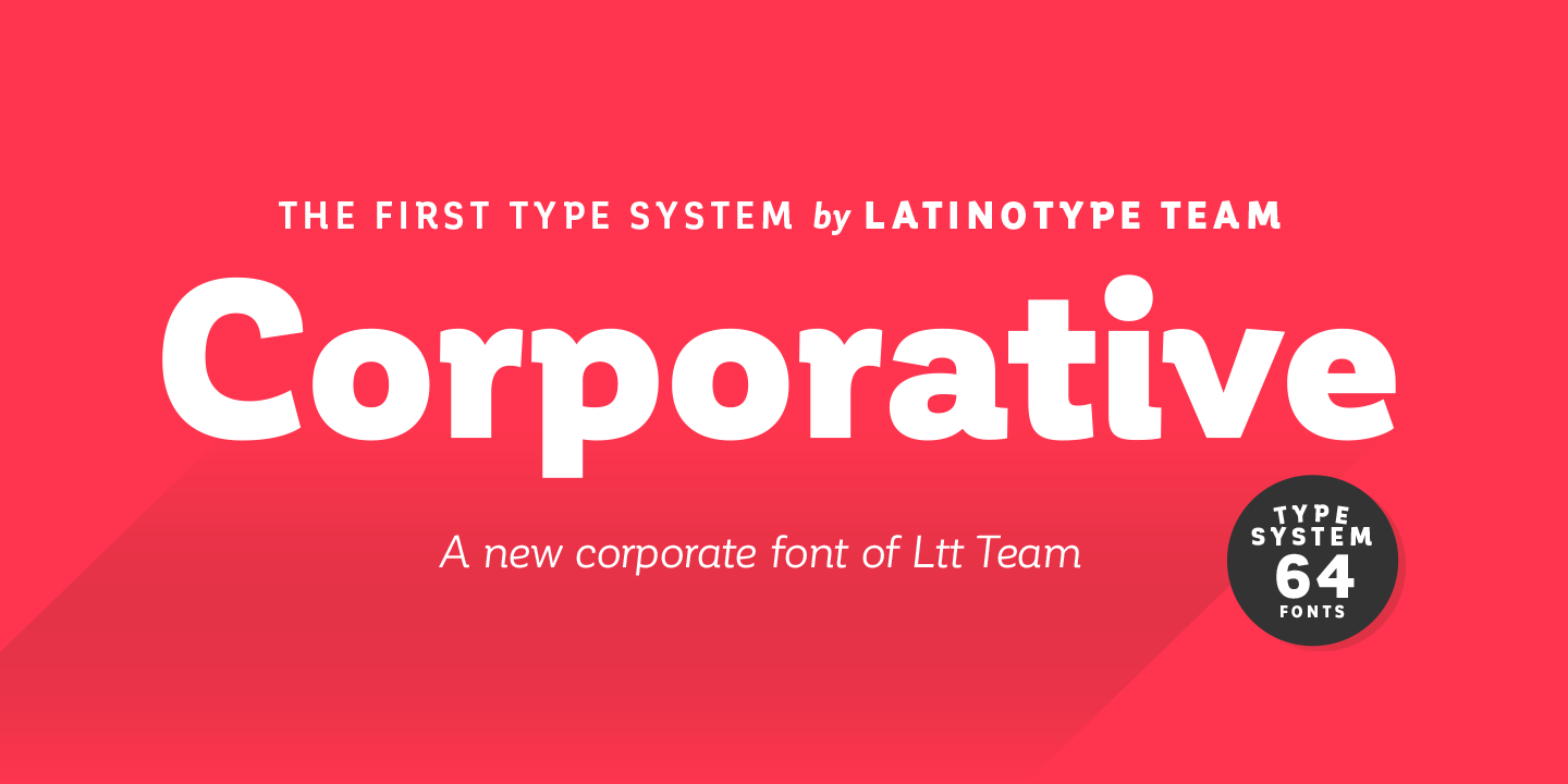 Example font Corporative Alt #1