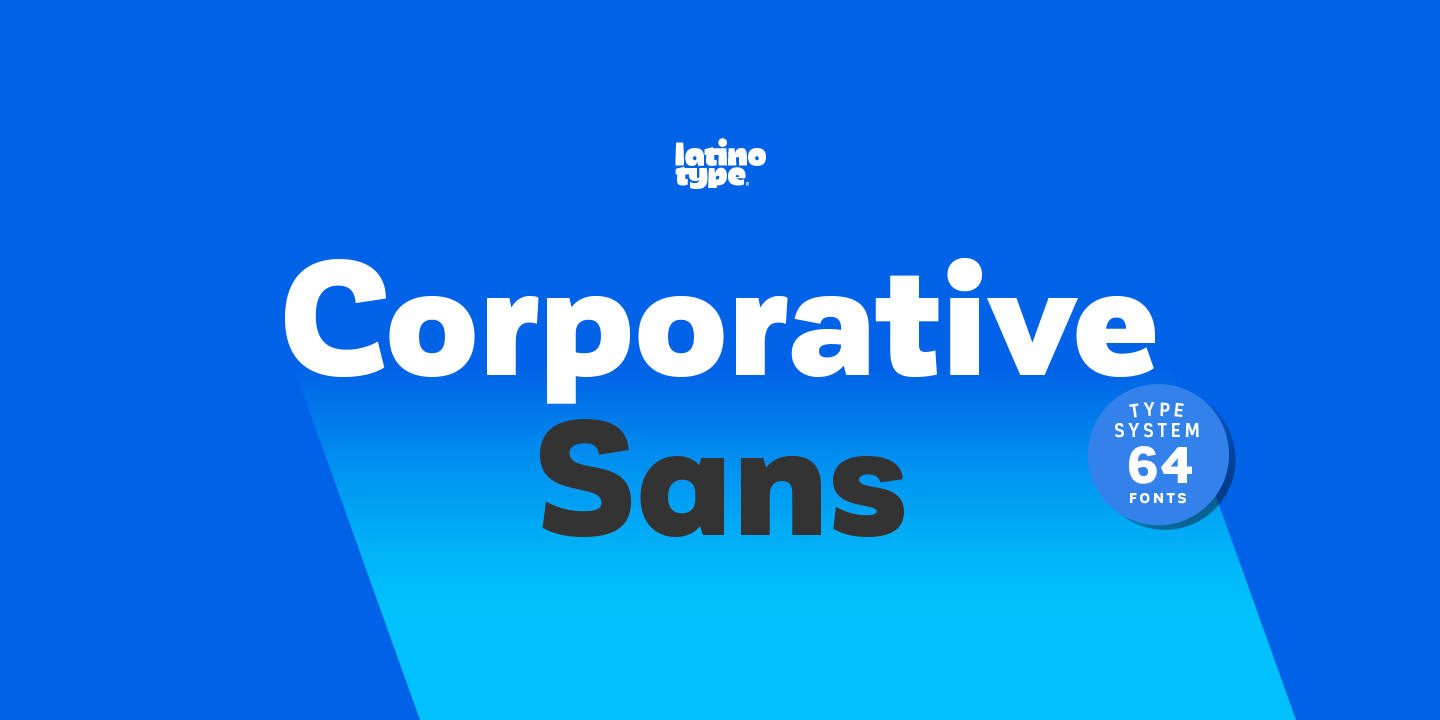 Example font Corporative Sans #1