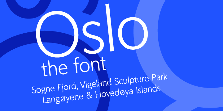 Example font Oslo #1