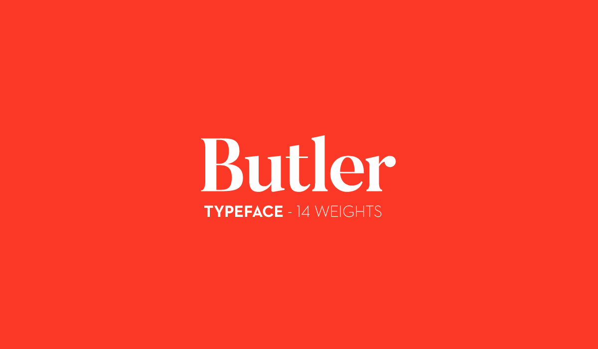 Butler Font