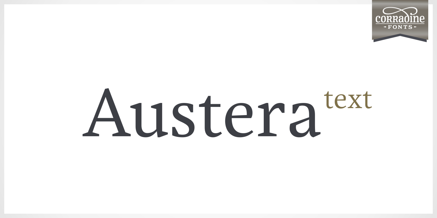 Austera Text Font