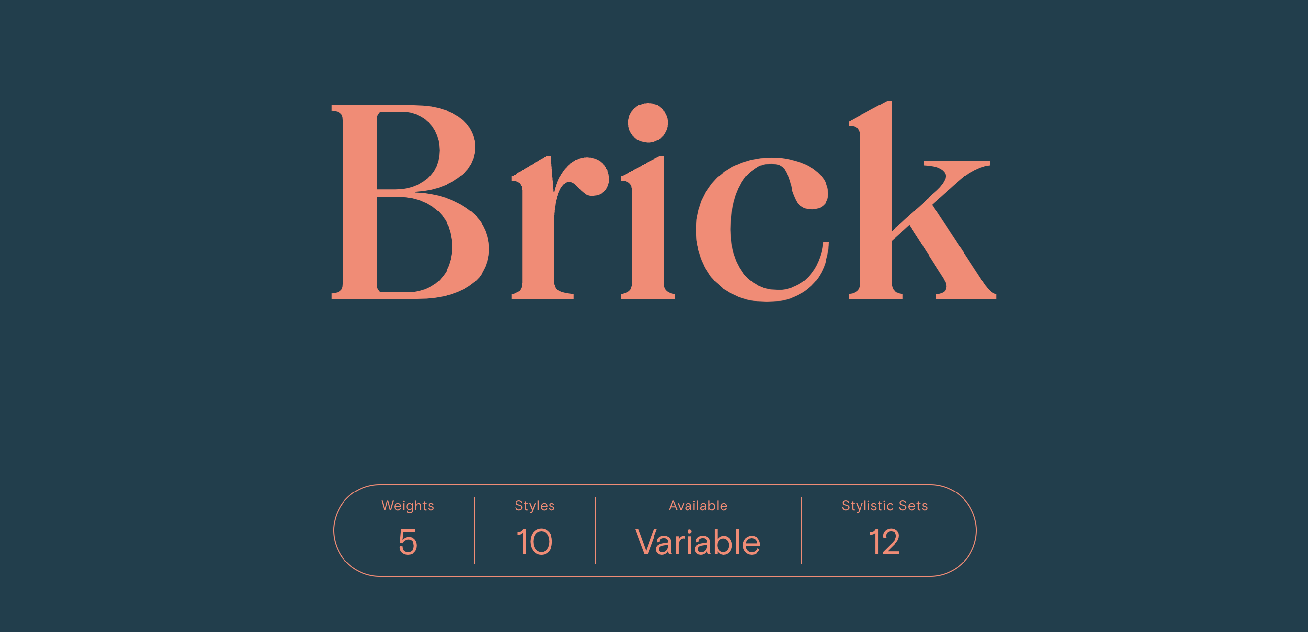 Brick Pro Font