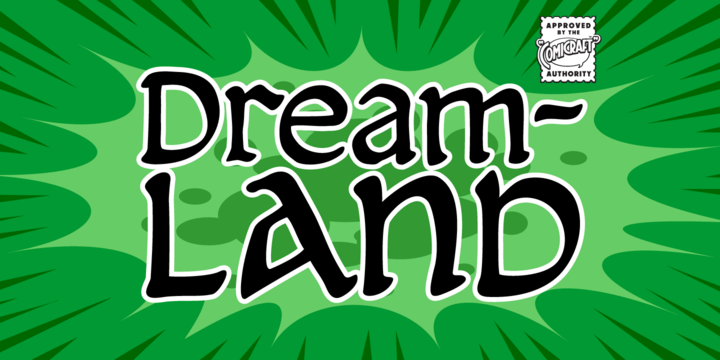 Example font CC Dreamland #1