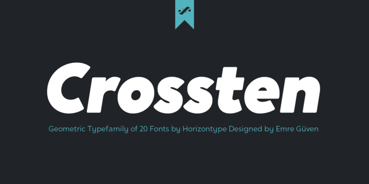 Example font Crossten #1