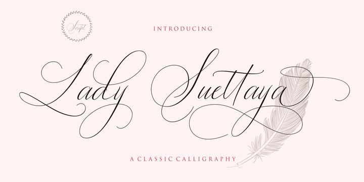 Example font Lady Suettaya #1
