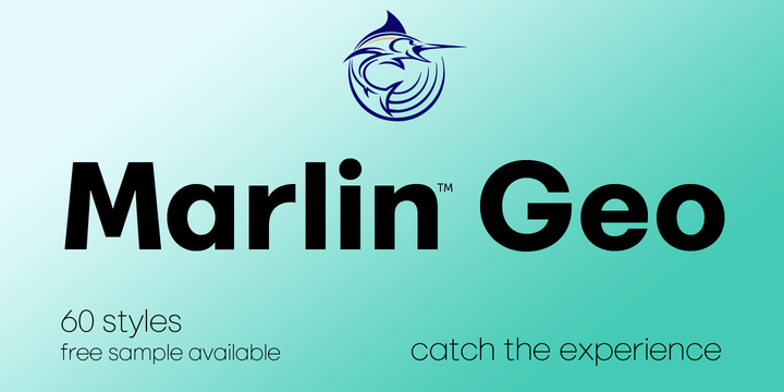 Example font Marlin Geo #1