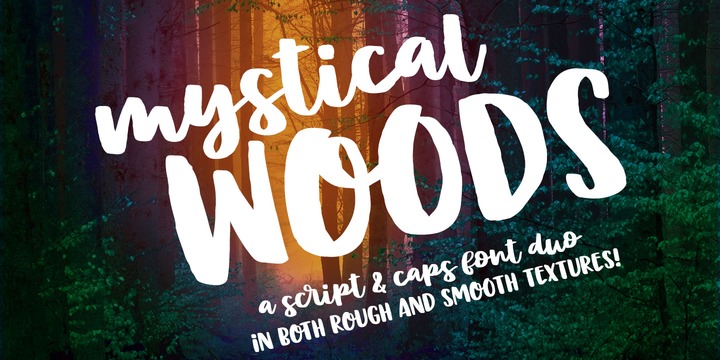 Example font Mystical Woods #1