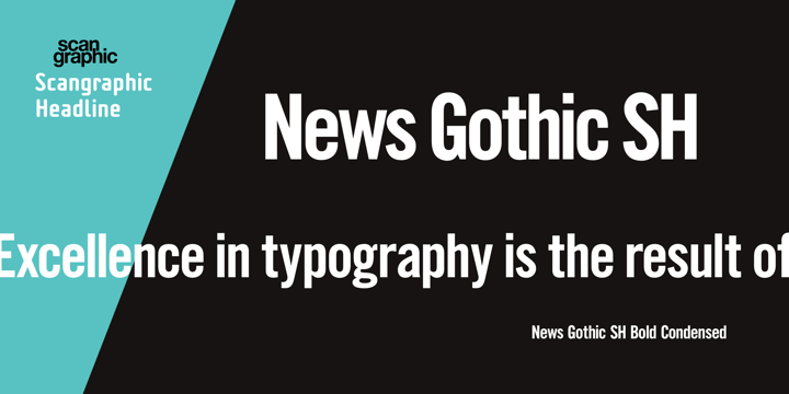 News Gothic SH Font