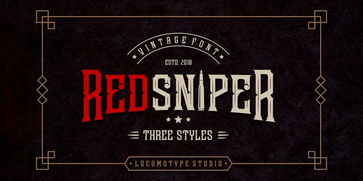 Example font Redsniper #1