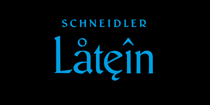 Schneidler Latein Font