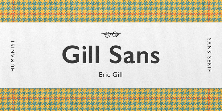 Example font Gill Sans #1