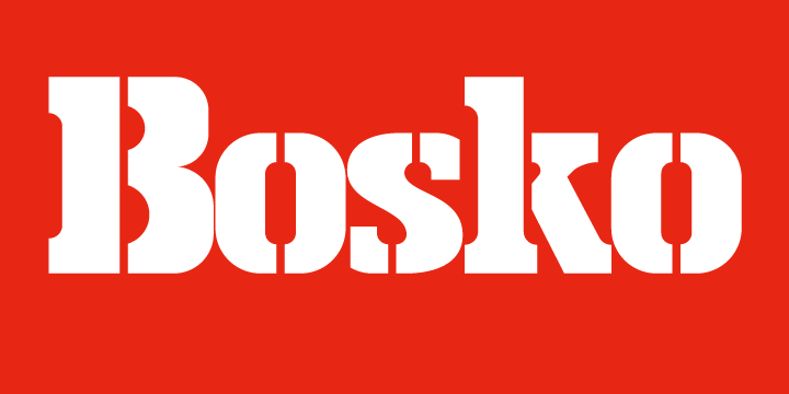 Example font Bosko #1