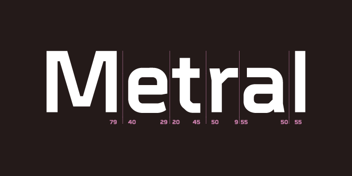 Metral Font