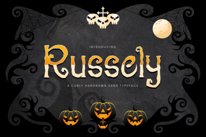 Example font Russely #1
