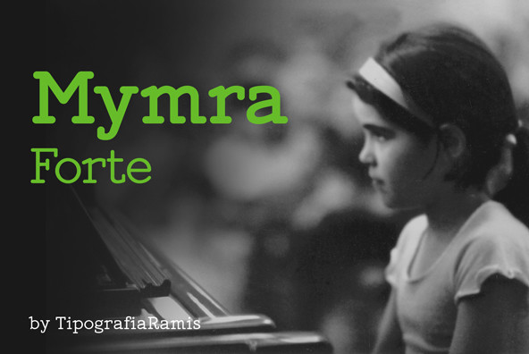 Example font Mymra Forte #1