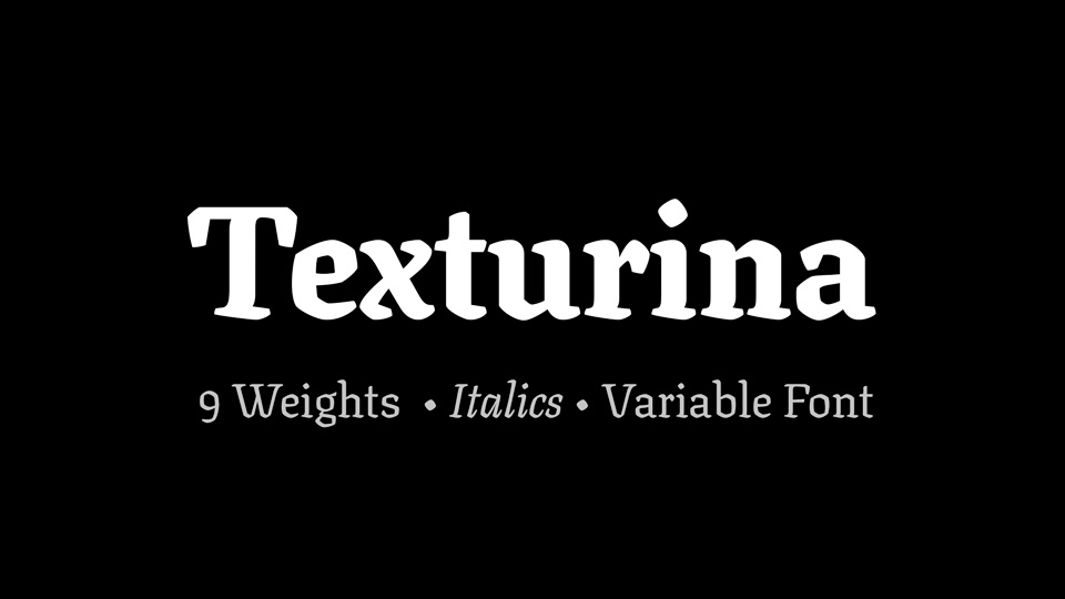 Example font Texturina #1