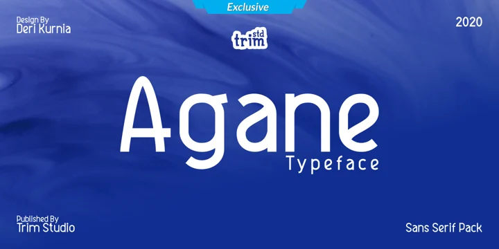Example font Agane #1