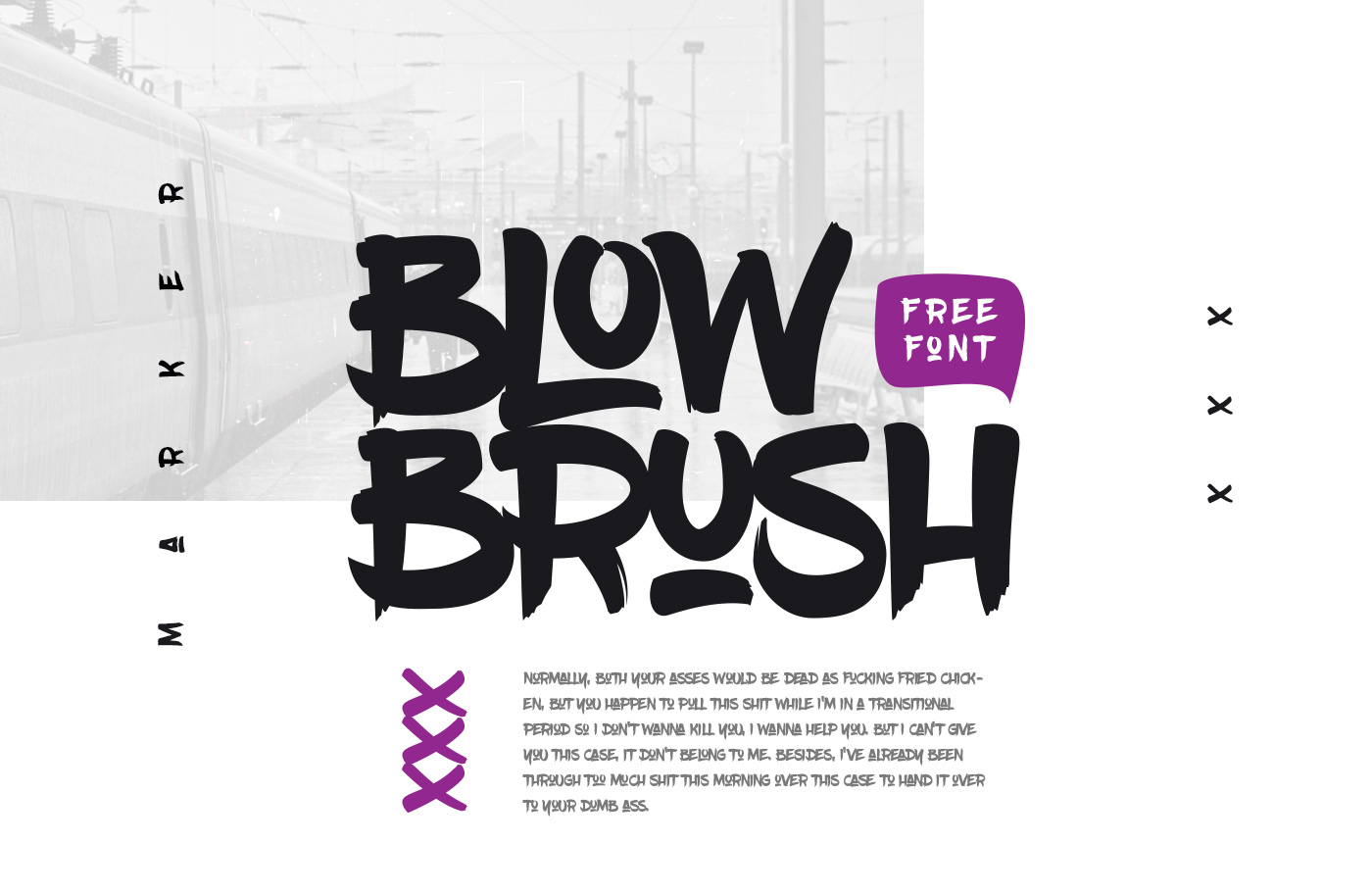 Blow Brush Font
