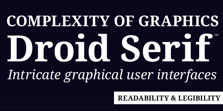 Droid Serif Font