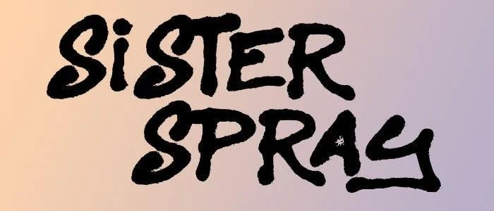 Example font Sister Spray #1