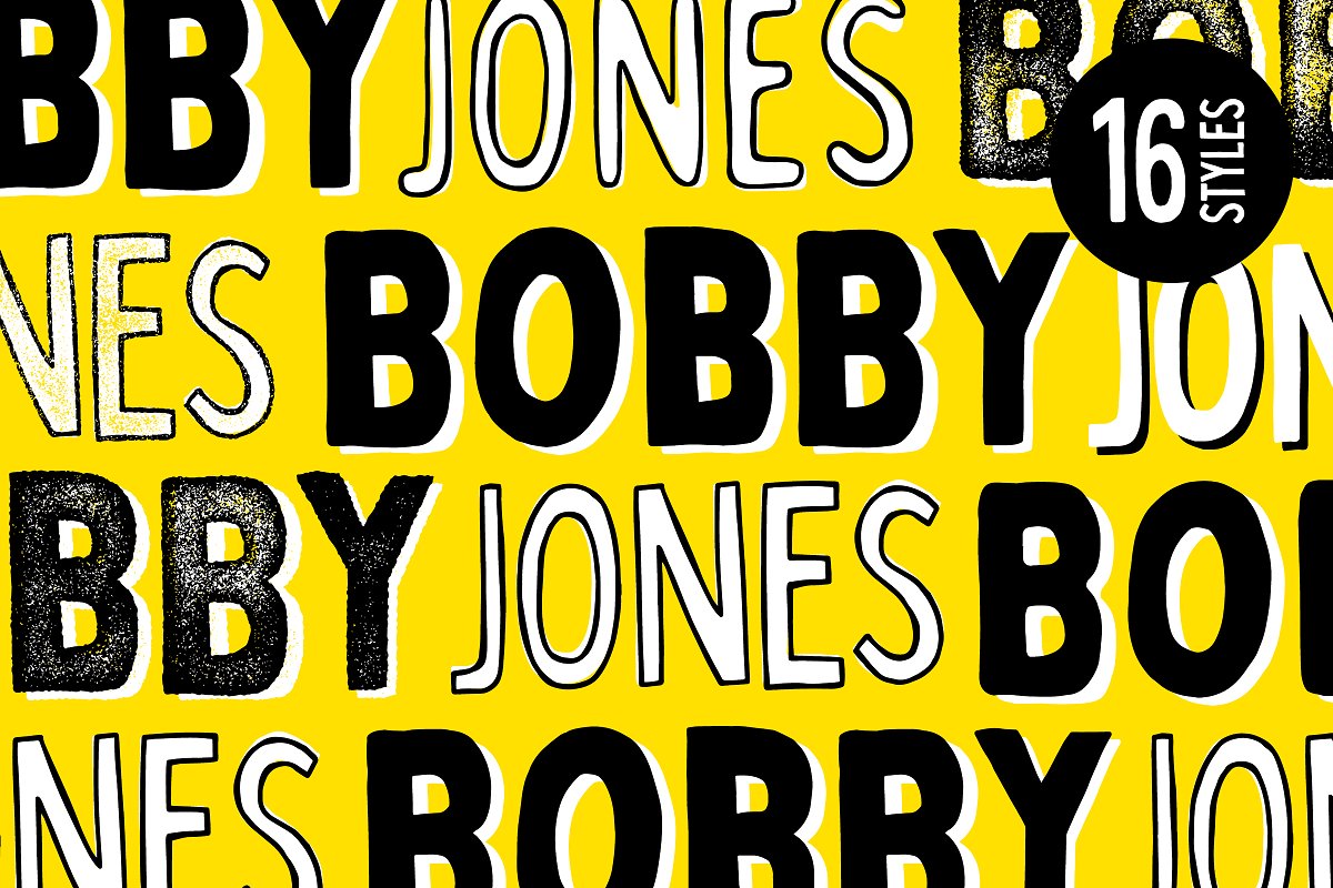 Example font Bobby #1