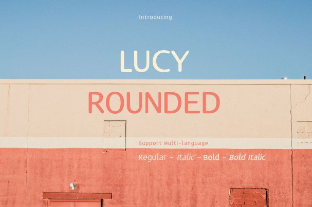 Lucy Rounded Font
