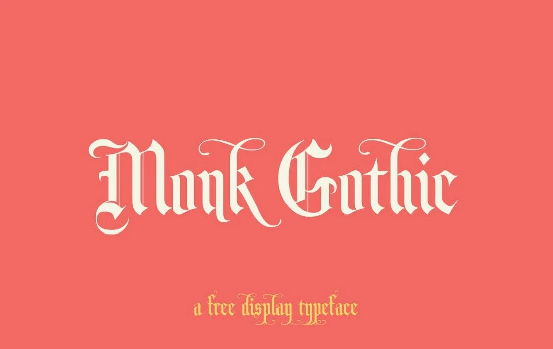 Monk Gothic Font