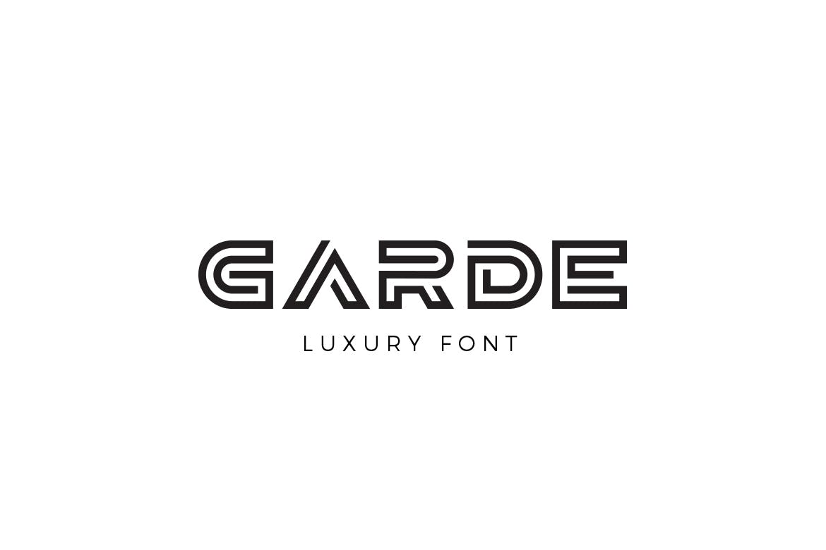 Example font Garde #1