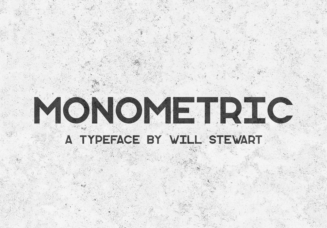 Example font Monometric #1
