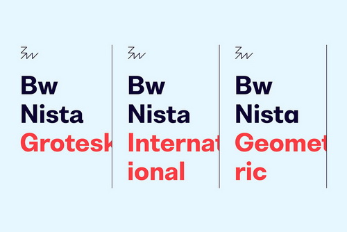 Example font Bw Nista Grotesk #1