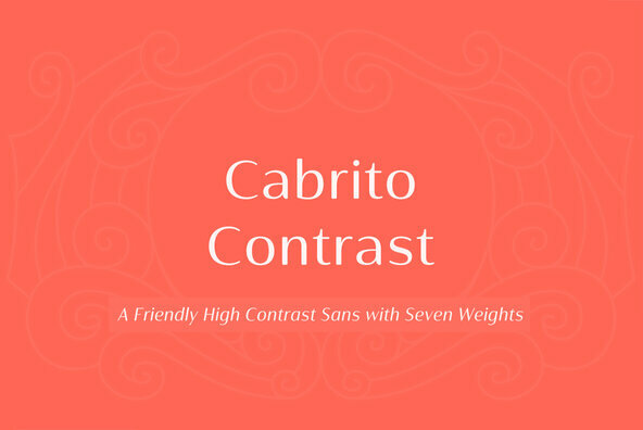 Example font Cabrito Contrast #1