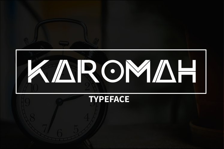 Example font Karomah #1