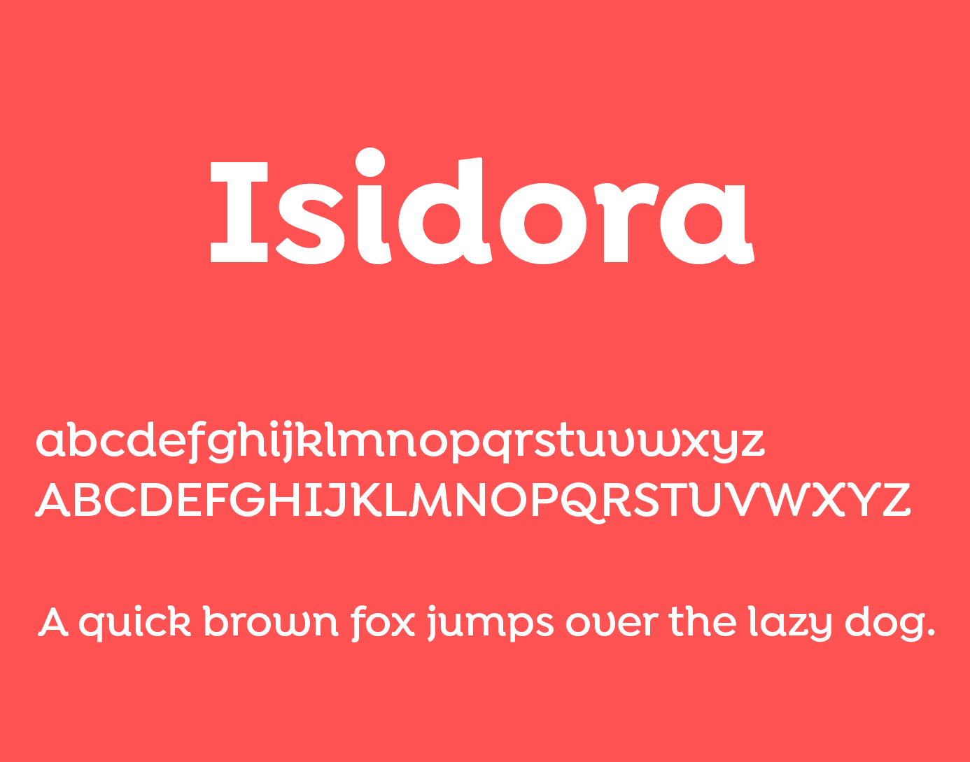 Example font Isidora Soft #1