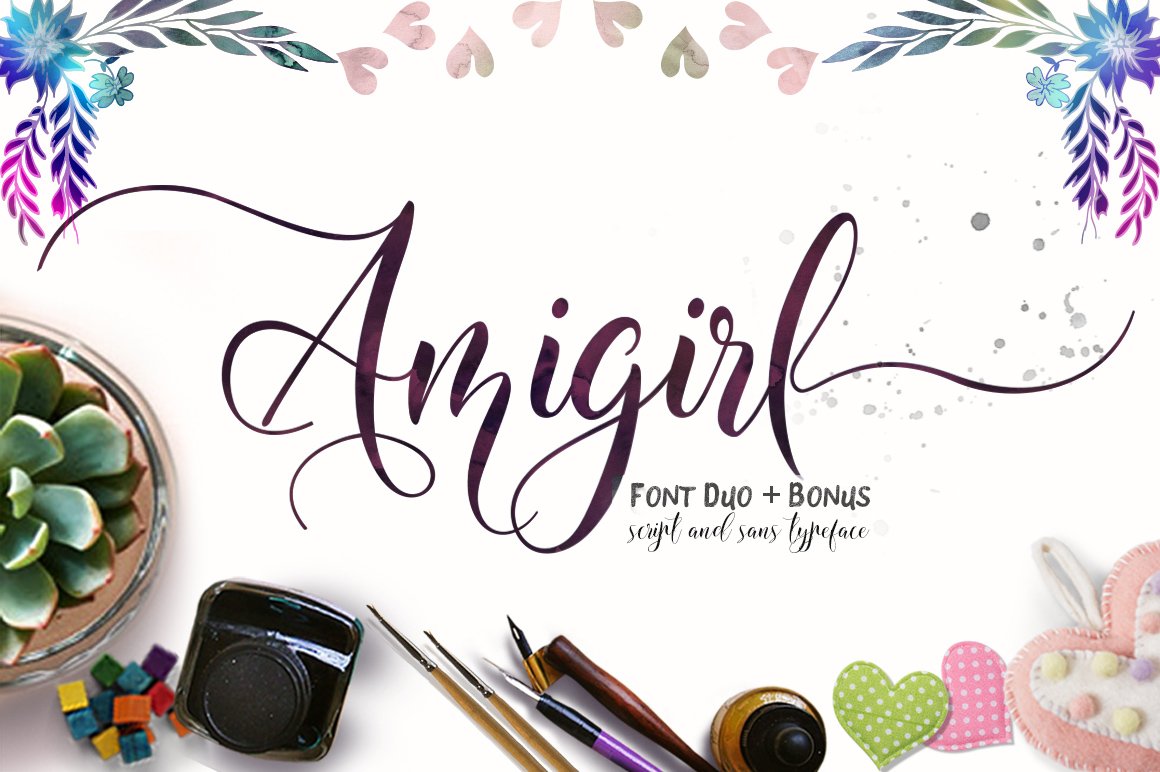 Example font Amigirl #1