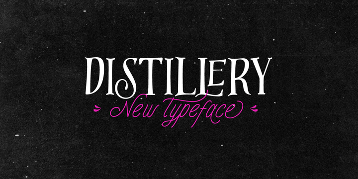 Example font Distillery #1