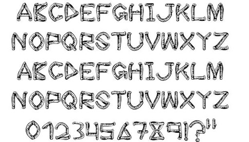 Example font Stick #1