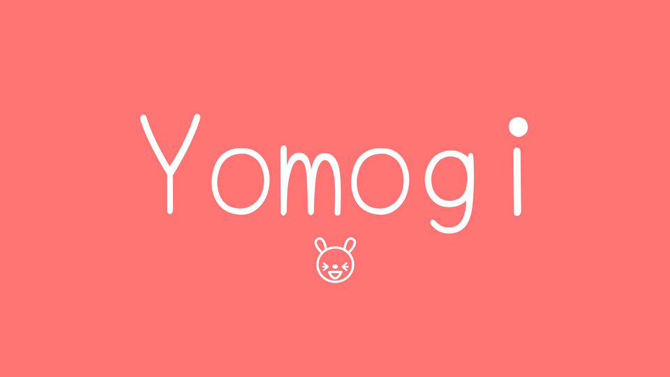 Example font Yomogi #1
